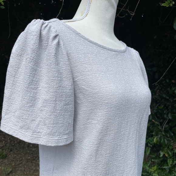 Banana Republic Top Flutter Sleeve Pullover Textured Blouse Size XS - Picture 6 of 9